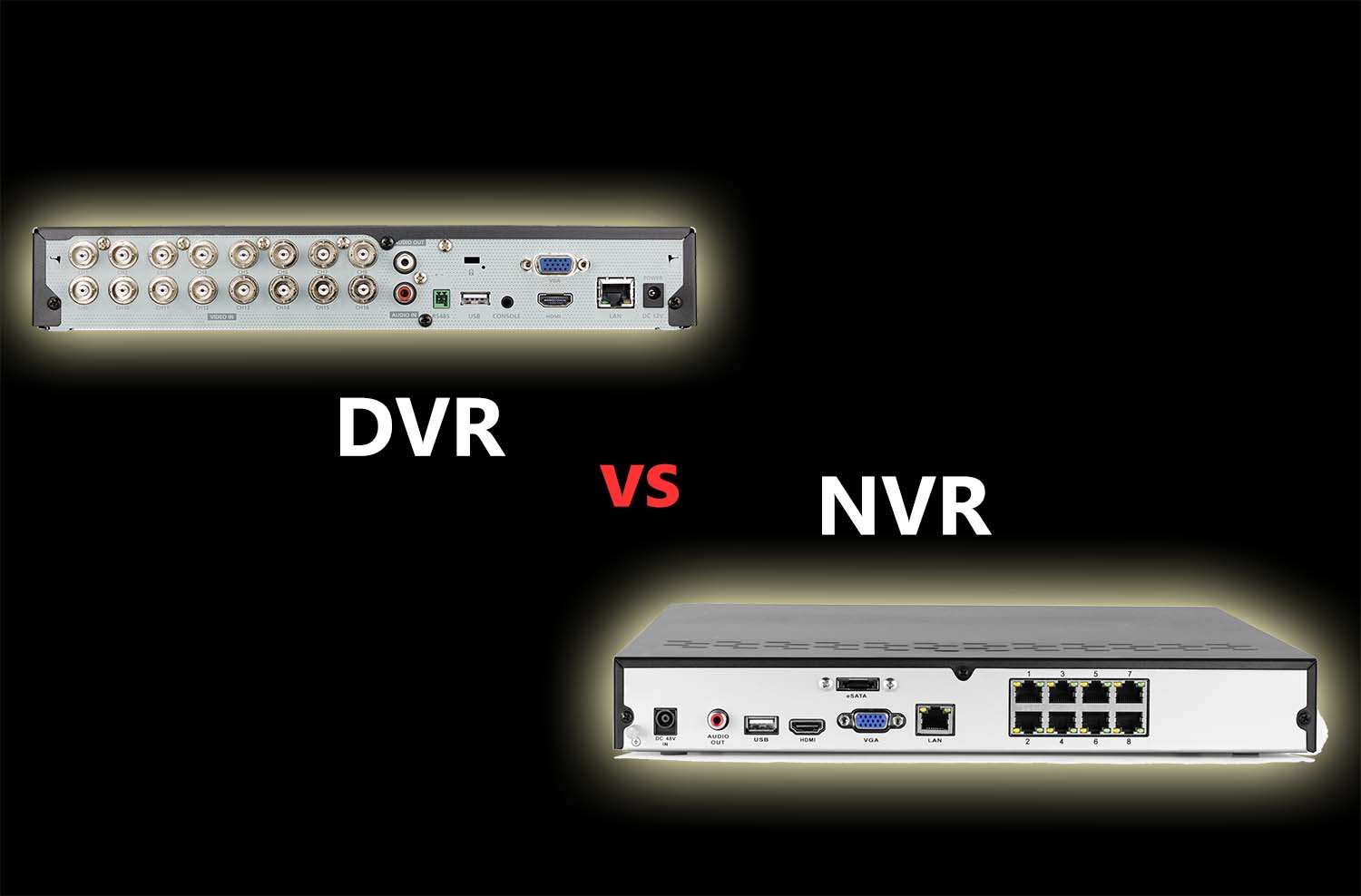 Sự khác biệt giữa hệ thống NVR và DVR là gì